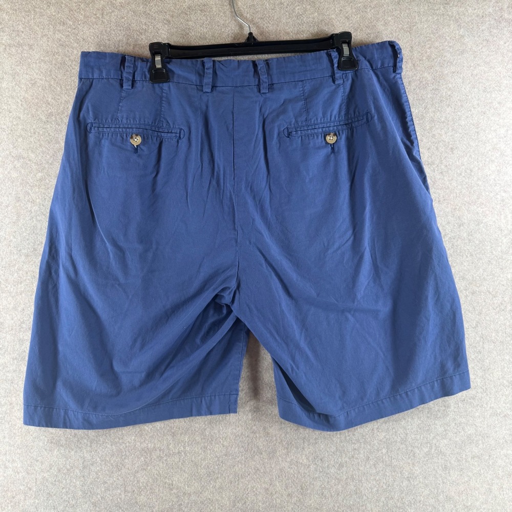 Peter Millar Shorts 36 Blue Cotton Blend Flat Front MS20B01 20709 - Picture 3 of 8